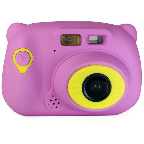 Фото - Детский фотоаппарат игрушка для детей, TEKCAM T100, розовый игрушка