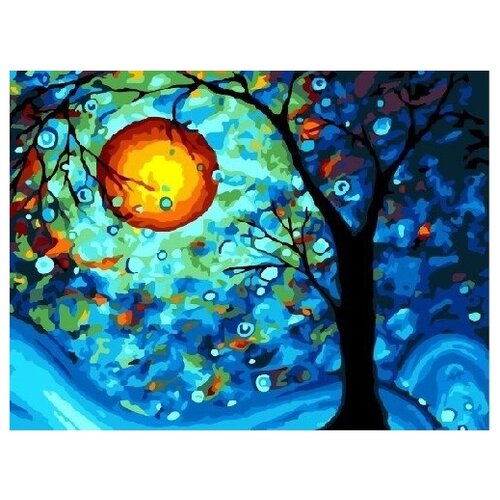 фото Картина по номерам на холсте paintboy "дерево желаний (худ.ван гог)", 30х40 см, ех-5882