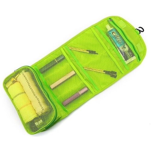 фото Дорожная сумка несессер для гигиенических принадлежностей, настенная зеленая мэбо