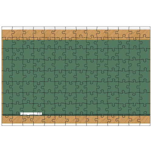 фото Магнитный пазл 27x18см."классная доска, шифер, зеленый" на холодильник lotsprints