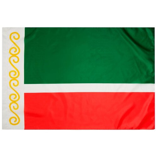фото Флаг чеченской республики / флаг чечни / чеченский государственный / 90 х 145 см ип чеснюк