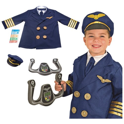фото Костюм пилот самолёта детский костюм сити