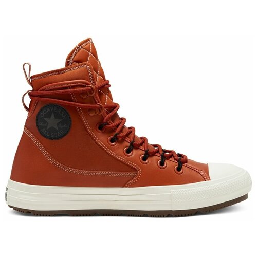 фото Кеды converse ctas all terrain 168862 кожаные высокие коричневые (39)