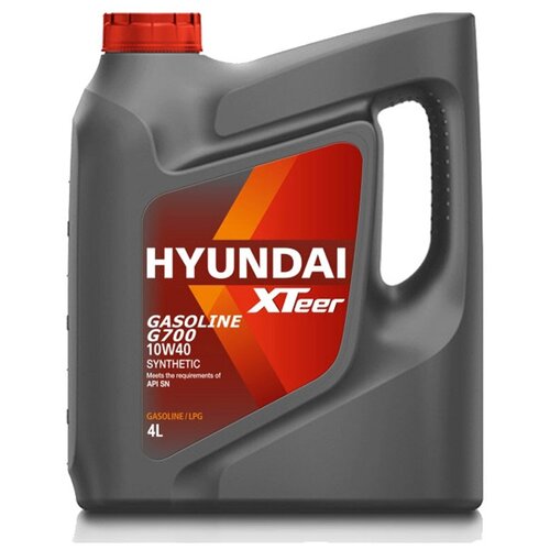 фото Hyundai xteer gasoline g700 10w40 sn/gf-5 масло моторное (пластик/корея) (4l)