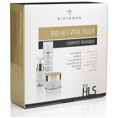 фото Histomer (хистомер) vital filler complete treatment / набор vital bio hls (мицеллярная вода, крем-филлер, сыворотка absolute)