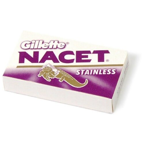 фото Лезвия gillette nacet stainless (20х5шт на листе)