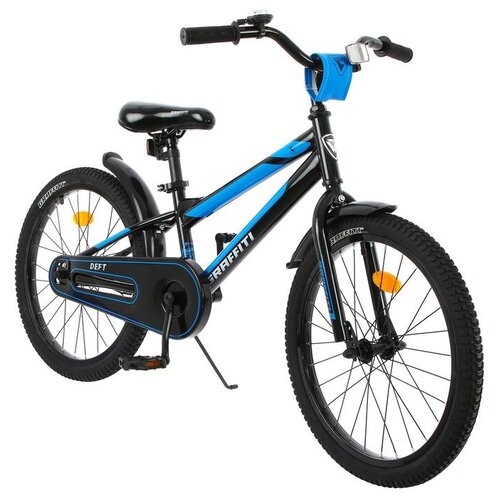 фото Велосипед 18" graffiti deft, цвет черный/голубой graffiti 5267478 .