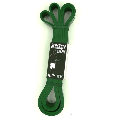 фото Fitrule резинка для фитнеса (экспандер) (зеленая, 40 кг, 4,5 см)