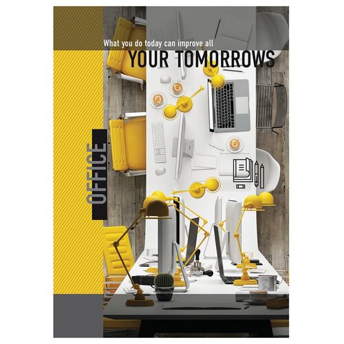 фото Тетрадь на кольцах а4, 160л., bg "you tomorrows", глянцевая ламинация биджи