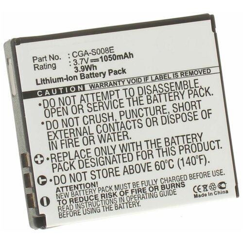 фото Аккумуляторная батарея ibatt 1050mah для panasonic lumix dmc-fx33, для ricoh caplio r7, caplio cx2, caplio r10