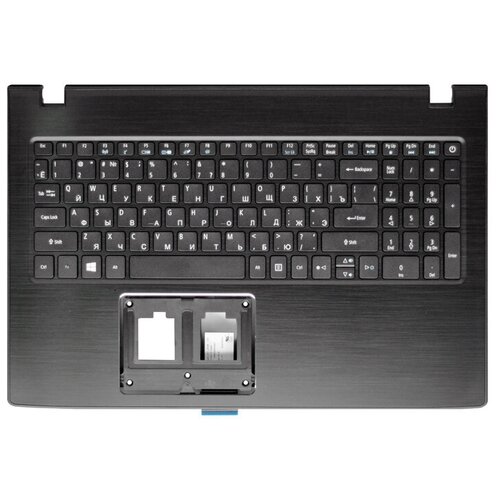 фото Клавиатура для ноутбука acer aspire e5-553g черная топ-панель