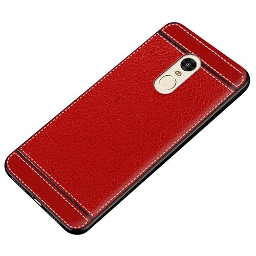фото Чехол-накладка mypads на xiaomi redmi k20/ k20 pro из качественного износостойкого силикона с декоративным дизайном под кожу с тиснением красный