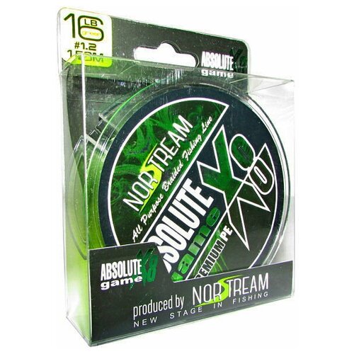 фото Леска плетеная norstream absolute game 8x #0.8 130м fluo light green