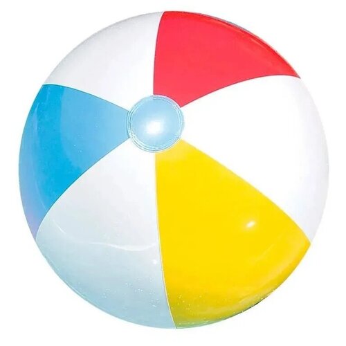 фото Мяч пляжный надувной для игр в воде, 51 см радость в дом