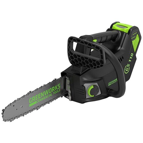 фото Аккумуляторная пила greenworks gd40tcs шаг цепи 3/8" 0 40 в