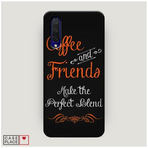 фото Чехол пластиковый xiaomi mi a3 lite coffee and friends case place