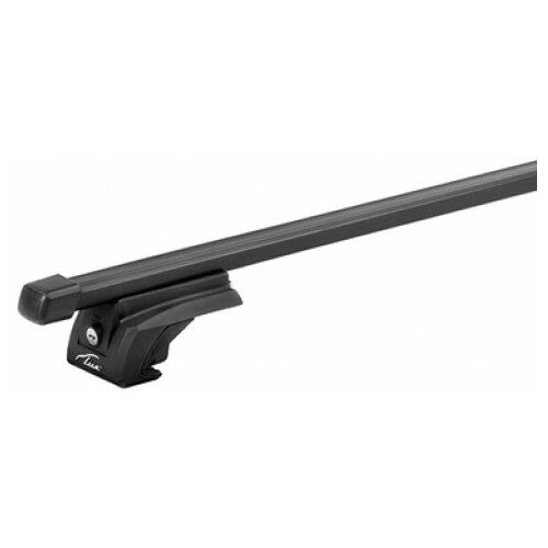 фото Багажник lux элегант для nissan x- trail 3 2013-2019 t32 с прямоугольными дугами 1,2 м в пластике