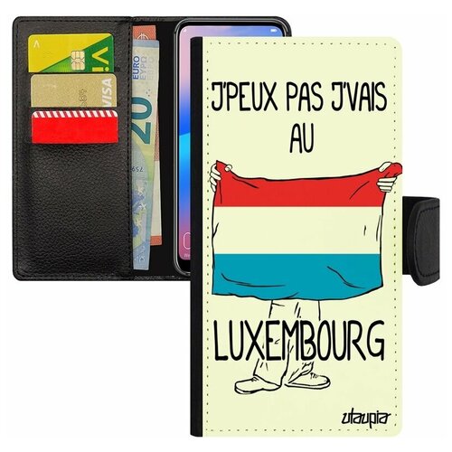 фото Чехол книжка на мобильный samsung galaxy s8, "еду в люксембург" страна туризм utaupia