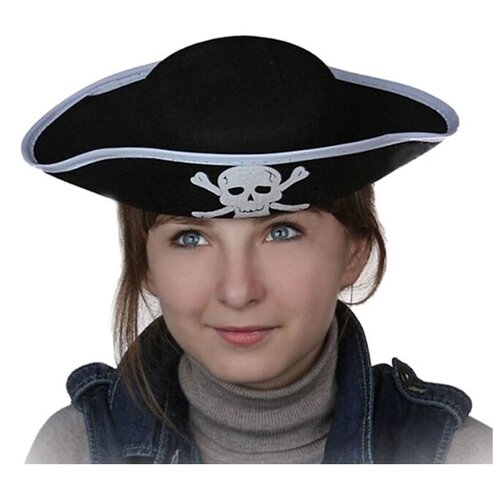 фото Карнавальная шляпа «пират», р-р. 50, страна карнавалия