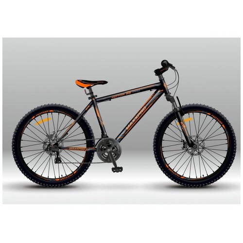 фото Велосипед maxxpro katar 26 pro чёрно-оранжевый