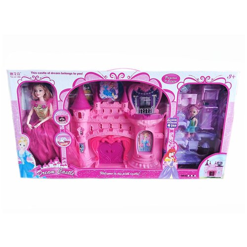 фото Кукла dream castle amd-301-1 в наборе куколка- дочка, замок мечты с мебелью нет бренда