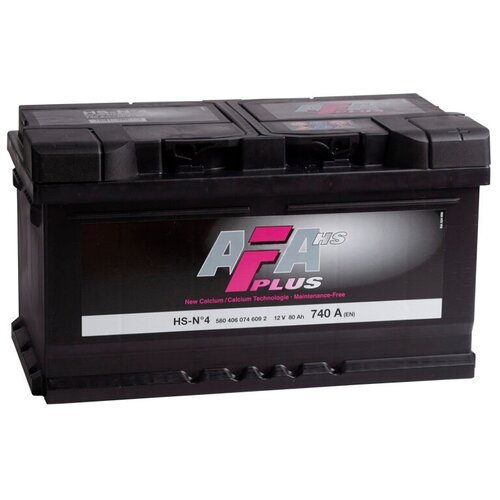 фото Аккумулятор afa plus 80 а/ч обратная r+ 315x175x175 en740 а afa арт. hsn4