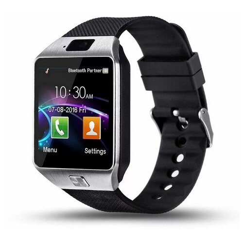 фото Смарт-часы smart watch dz09 серебристые aspect