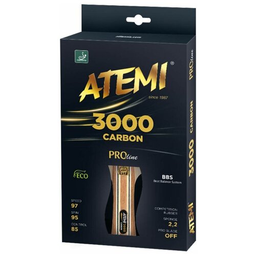 фото Ракетка для настольного тенниса atemi pro 3000 cv 2020
