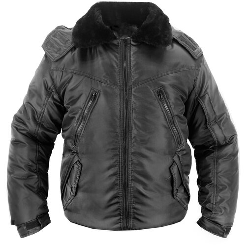фото Куртка зимняя оксфорд черная короткая (48 - 50 / 170 - 176) арсенал