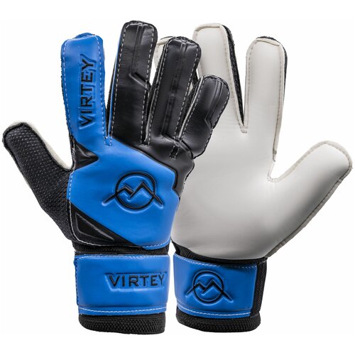 фото Вратарские перчатки virtey, размер 10, синий