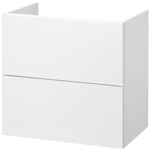 фото Fiskån фискон шкаф под раковину с 2 ящиками, белый60x40x60 см ikea