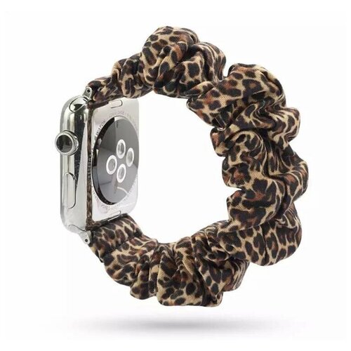 фото Ремешок резинка для apple watch 38/40 mm (леопардовый) no name