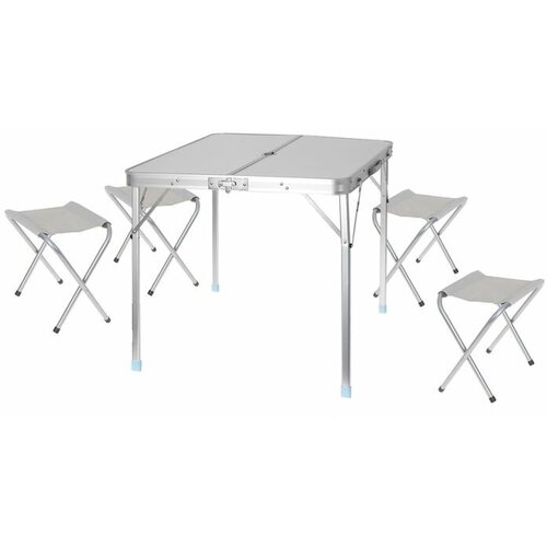 фото Набор туристический складной: стол, размер 81 х 81 х 70 см, 4 стула, размер 43 х 29 х 25 см maclay