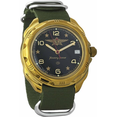 фото Наручные часы восток мужские наручные часы восток командирские 219452, зеленый