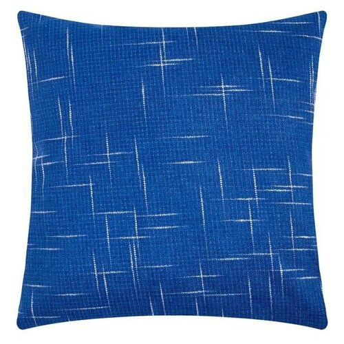 фото Чехол на подушку "классика", цв.тёмно-синий, 43*43 см, 100% п/э этель