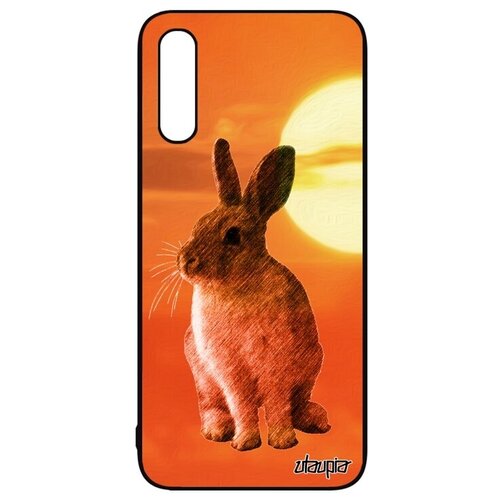 фото Защитный чехол для смартфона // galaxy a50 // "кролик" дизайн трус, utaupia, оранжевый