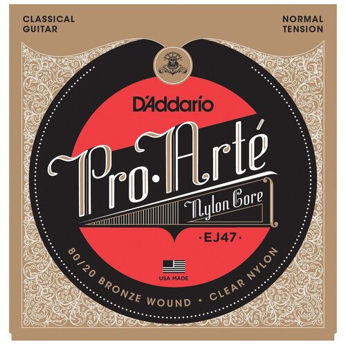 фото Струны для классической гитары daddario ej47 d'addario