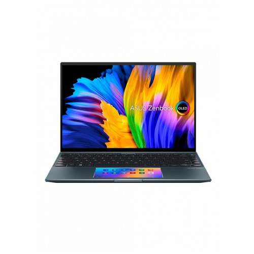 фото Ноутбук asus zenbook 14x oled ux5400ea-kn132t pine grey core i5-1135g7/8g/512g ssd/14" oled wqxga+ (2880x1800)/iris xe graphics/wifi/bt/screenpad/win10 (90nb0ta3-m02340)