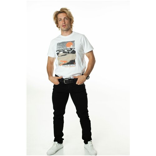 фото Футболка мужская wyane pepe jeans london - 800 white - m - pepe jeans london