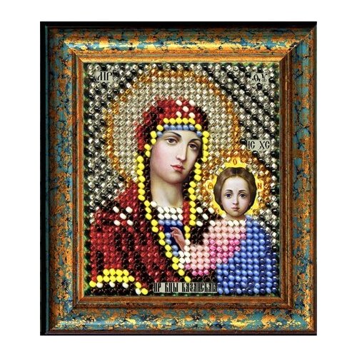 фото Набор для вышивания вышиваем бисером в14 богородица казанская (путная)