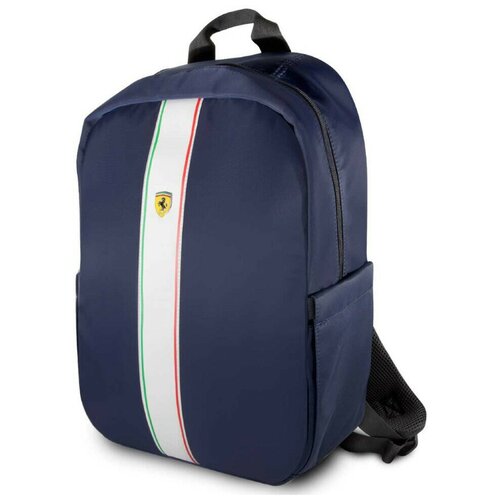 фото Рюкзак cg mobile ferrari on-track pista backpack с usb коннектором для ноутбуков 15", цвет синий (fespibp15na)