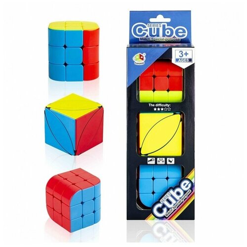 фото Набор головоломок cube (в коробке 3 шт) fanxin