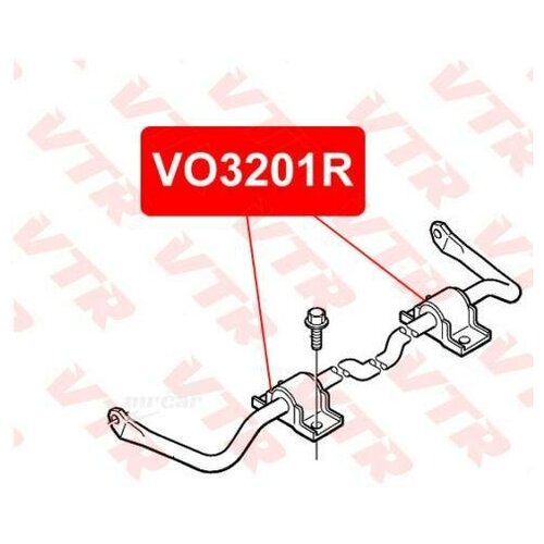 фото Vtr vo3201r втулка стабилизатора передней подвески