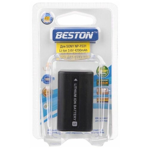 Аккумулятор для фотоаппаратов BESTON SONY BST-NP-FS31, 3.6 В, 4200 мАч
