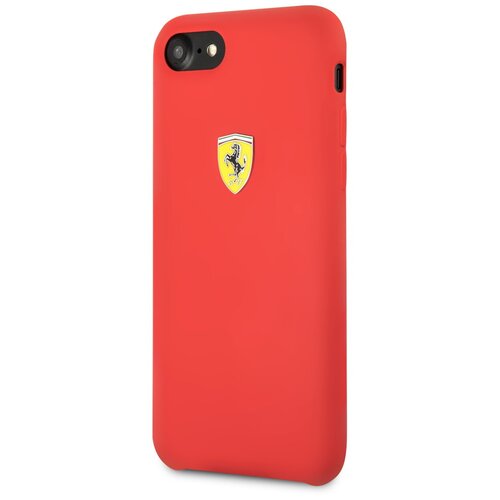 Чехол Ferrari для iPhone 7/8 On-track SF Silicone case Hard TPU Red