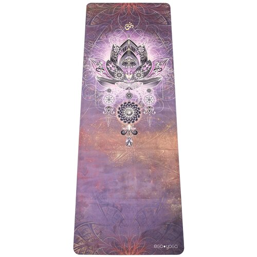 фото Ego yoga коврик для йоги meditation из микрофибры и каучука 183*66*0,1 см (173 см / 1 мм)