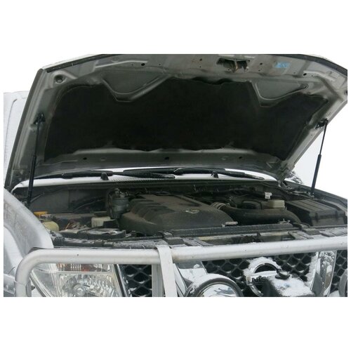 фото Упоры капота rival (арт. a.st.4107.1) nissan pathfinder 2004-2014/navara 2005-2015