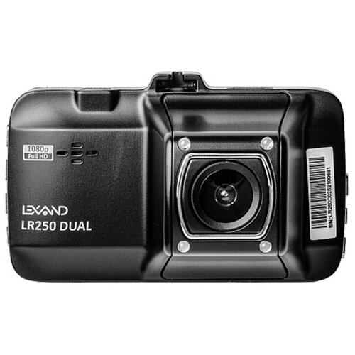 фото Автомобильный видеорегистратор lexand lr250 dual с камерой заднего вида