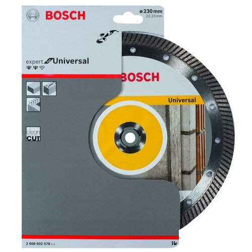 фото Алмазный диск bosch expert for universal turbo 230-22,23 2608602578