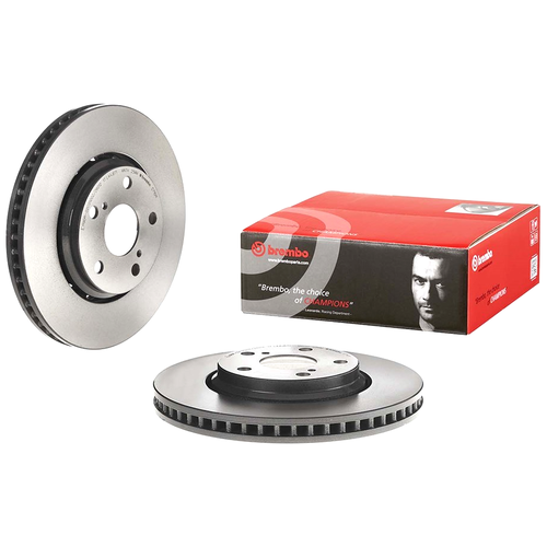 фото Brembo 09. c710.11 (09c71011) диск тормозной передн. с уф покрытием toyota (тойота) alphard / vellfire (_h2_) 04 / 08-12 / 14 / toyota (тойота) previa (превия) i (комплект 2 штуки)